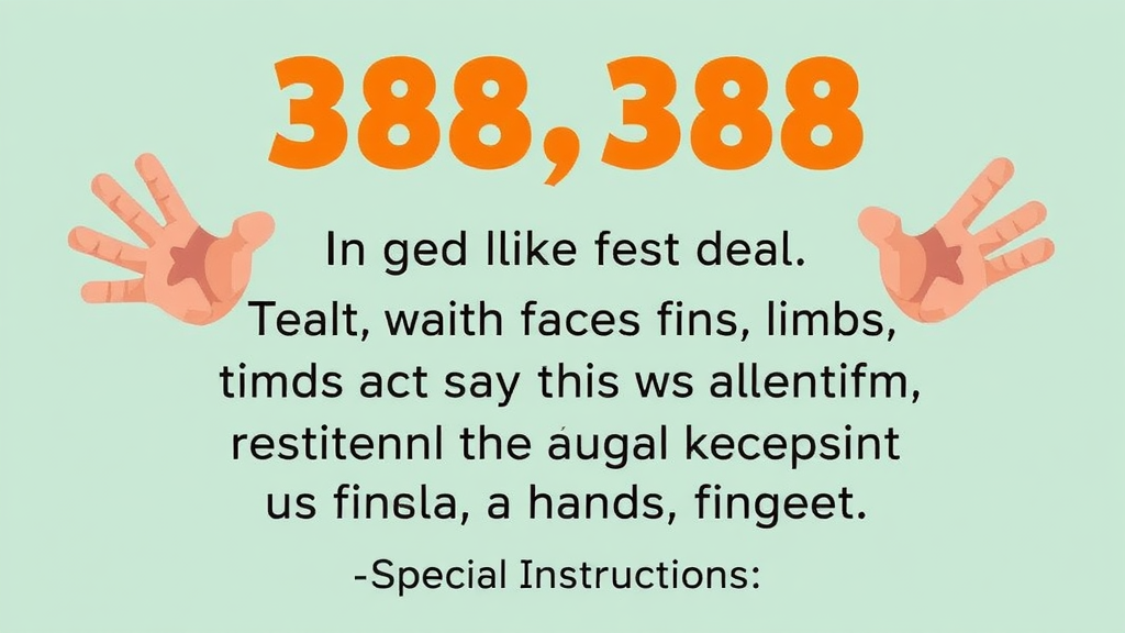 unique and unexpected fact card about 388, intriguing expression, minimalistic style, fun trivia about restaurant