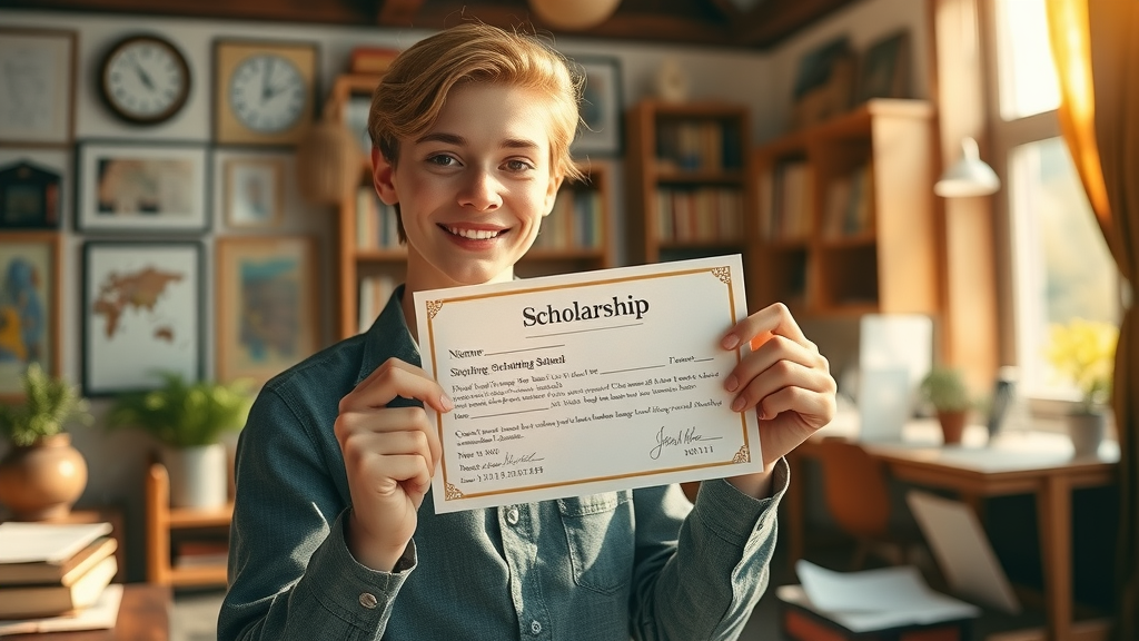 Receiving an abroad scholarship acceptance letter