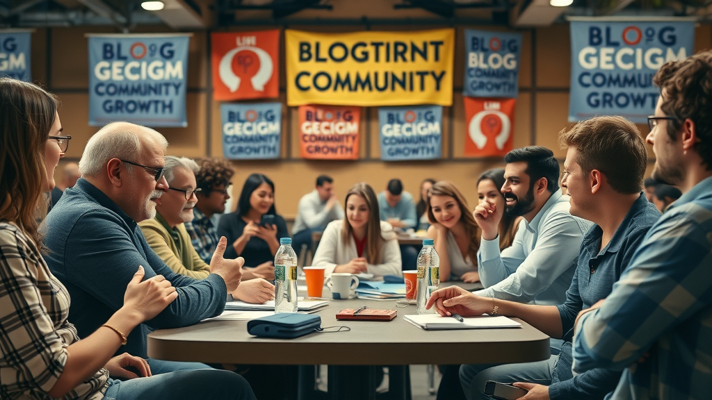 group interaction on blog community growth