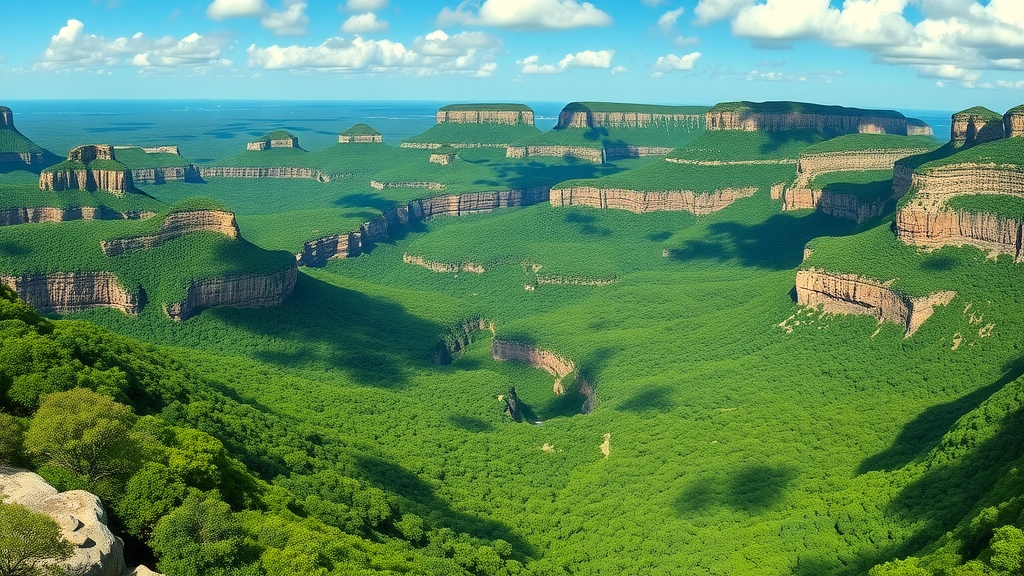 A panoramic view of National Parks near Miami, offering hiking and exploration opportunities.