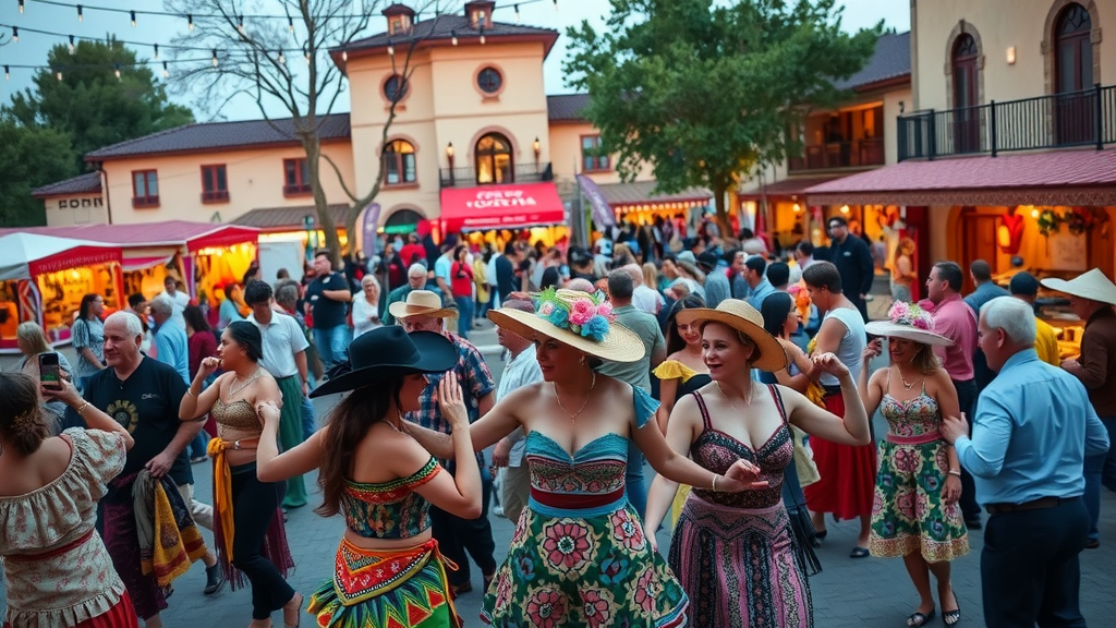 Los Gatos cultural festival, people celebrating area code 669 diversity