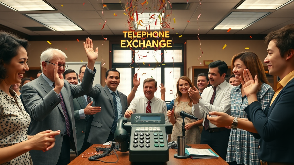 Area code 669 historic launch celebration in California, community at telephone exchange