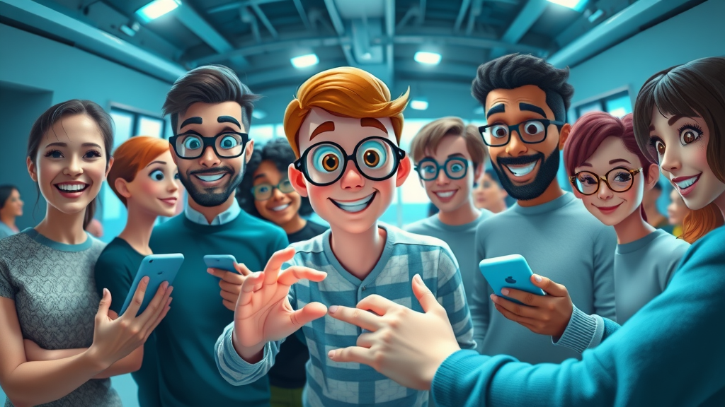 diverse group of users engaging with digital media new zain social media