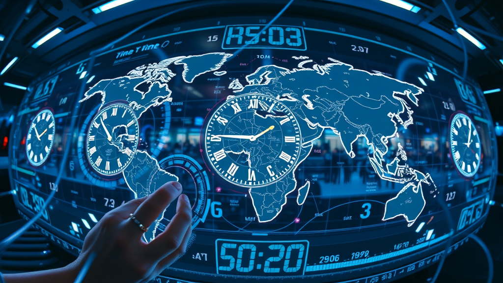 Pacific time zone world map, area code 669 location highlighted