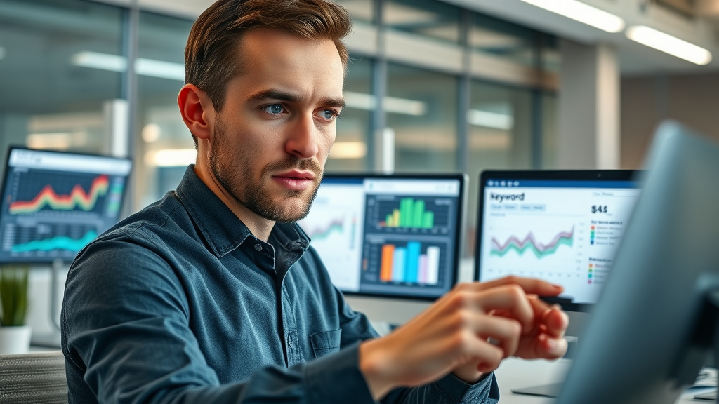 keyword research tool user interface analyzing keyword data for keyword research SEO