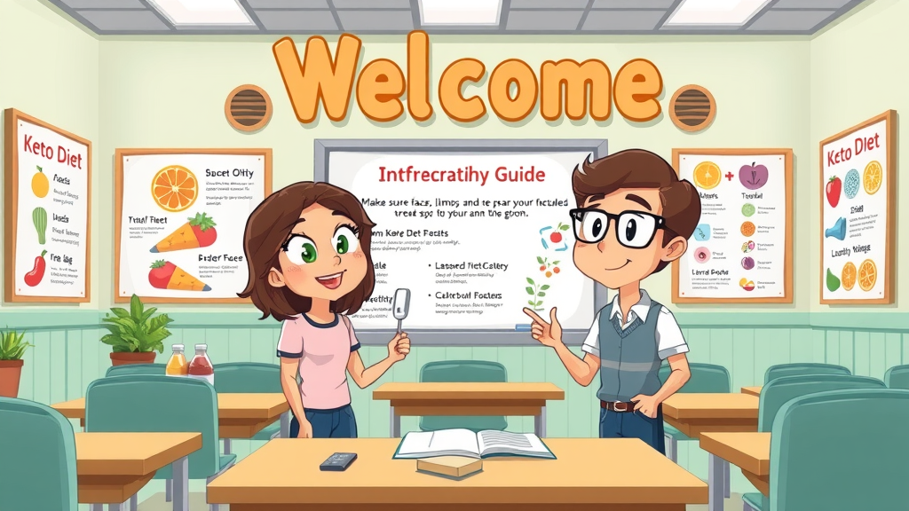 informative guide illustration keto diet principles classroom