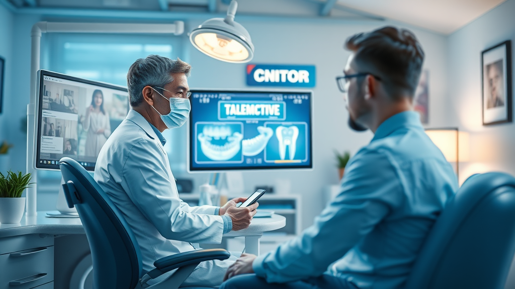 Dental treatment services using telemedicine for virtual dental care