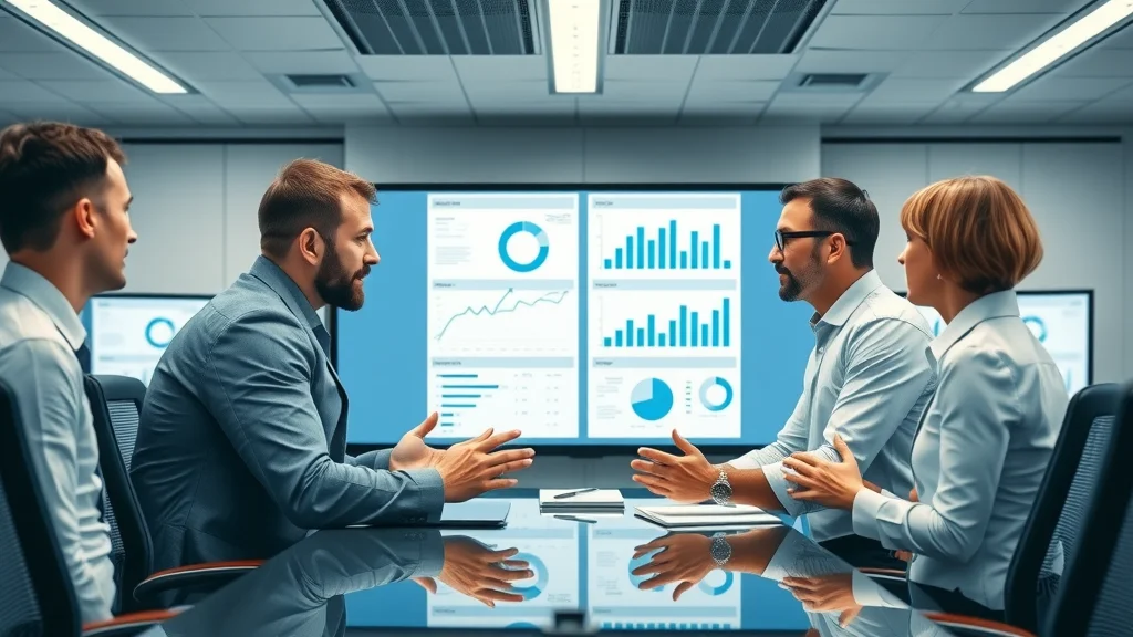 Marketing professionals comparing SEO and PPC charts for ROI and lead generation performance in Edmonton